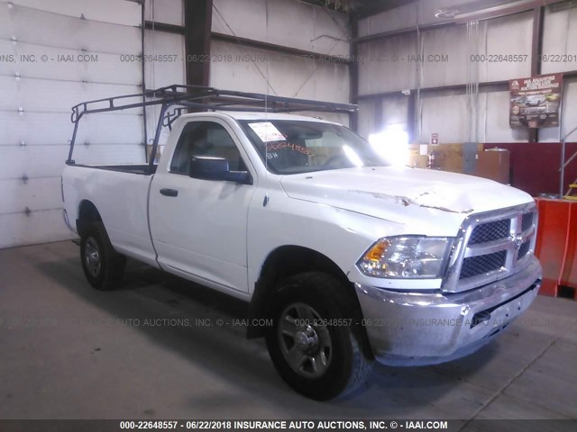 3C6LR5AT4EG121228 - 2014 RAM 2500 ST WHITE photo 1