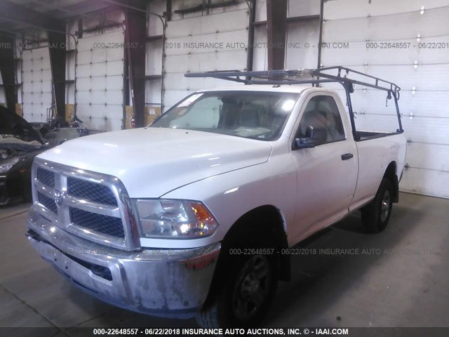 3C6LR5AT4EG121228 - 2014 RAM 2500 ST WHITE photo 2