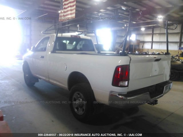 3C6LR5AT4EG121228 - 2014 RAM 2500 ST WHITE photo 3