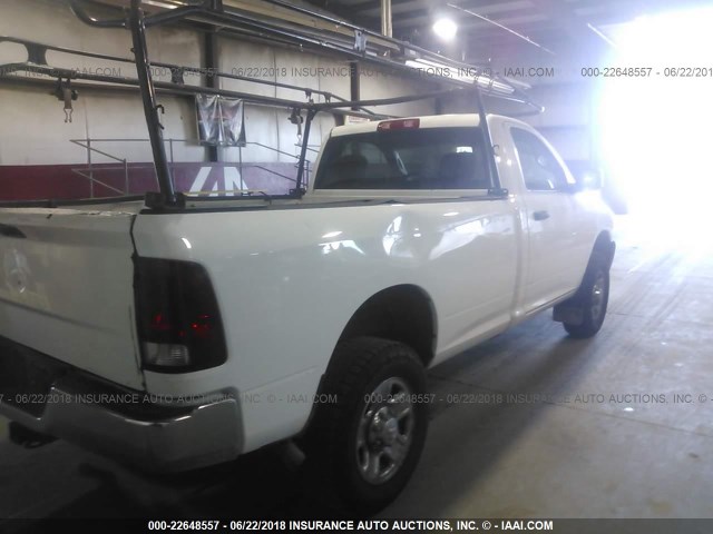 3C6LR5AT4EG121228 - 2014 RAM 2500 ST WHITE photo 4