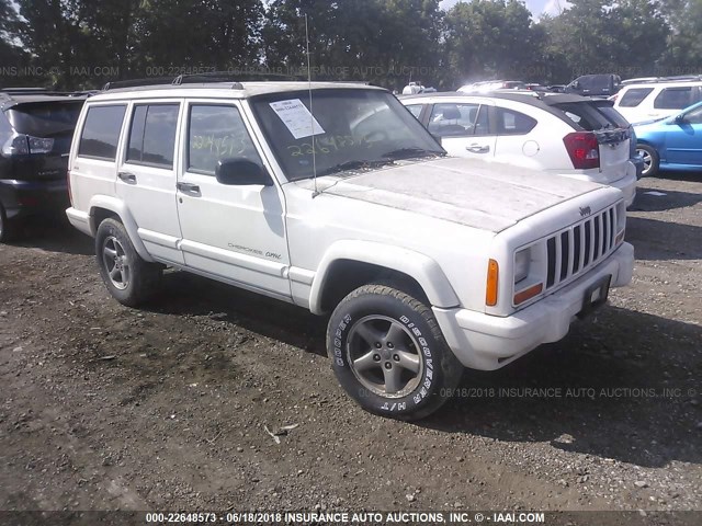 1J4FJ68S2WL239535 - 1998 JEEP CHEROKEE SPORT/CLASSIC Biały zdjęcie 1
