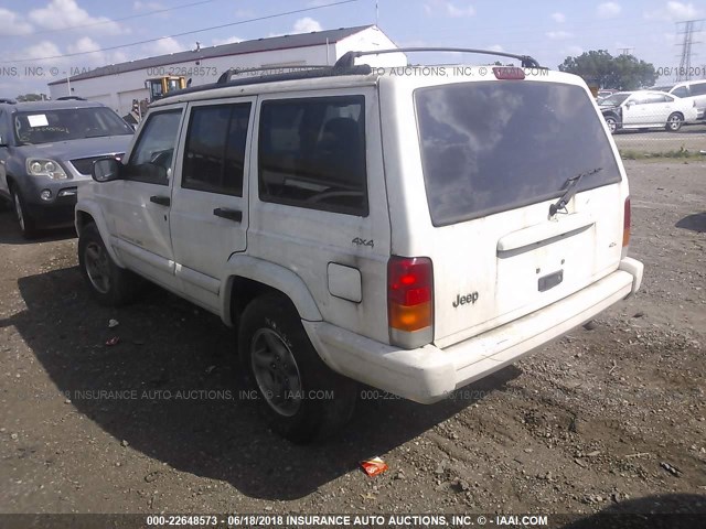 1J4FJ68S2WL239535 - 1998 JEEP CHEROKEE SPORT/CLASSIC WHITE photo 3