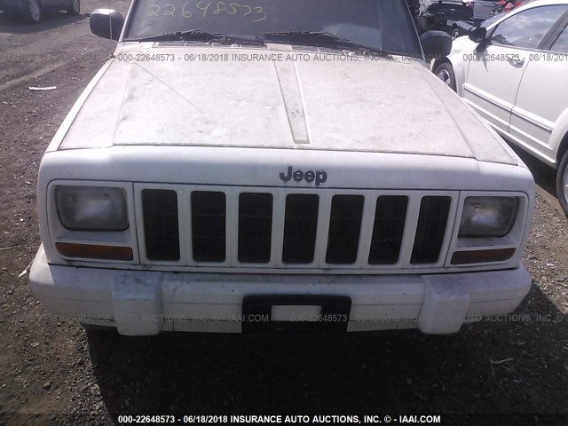 1J4FJ68S2WL239535 - 1998 JEEP CHEROKEE SPORT/CLASSIC WHITE photo 6