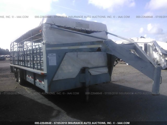 16GSH7D28KB029707 - 1989 GOOSENECK TRAILER  GRAY photo 1