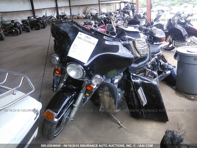 1HD1DDV121Y615149 - 2001 HARLEY-DAVIDSON FLHT BLACK photo 2