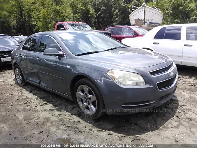 1G1ZH57B38F170357 - 2008 CHEVROLET MALIBU 1LT 灰色 照片 1