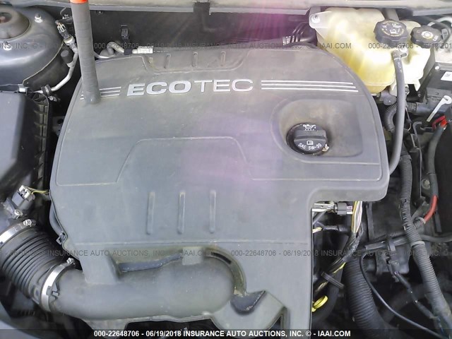 1G1ZH57B38F170357 - 2008 CHEVROLET MALIBU 1LT 灰色 照片 10