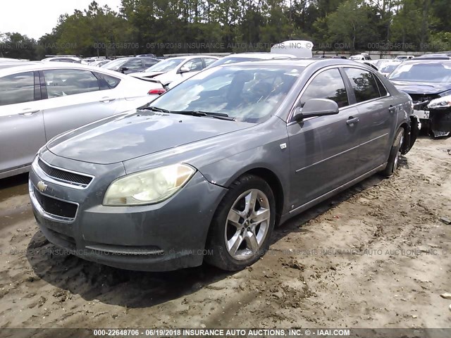 1G1ZH57B38F170357 - 2008 CHEVROLET MALIBU 1LT 灰色 照片 2