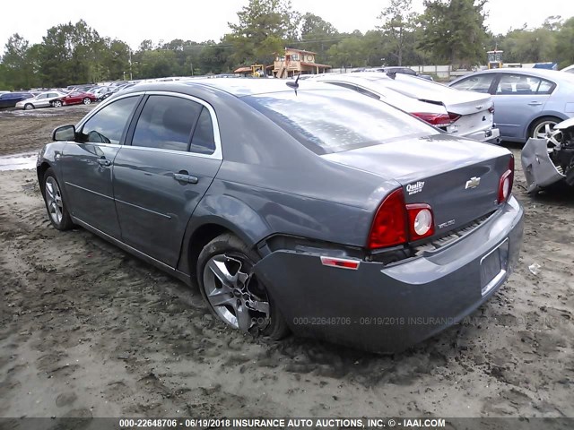 1G1ZH57B38F170357 - 2008 CHEVROLET MALIBU 1LT 灰色 照片 3