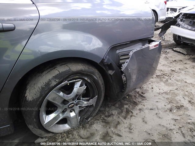 1G1ZH57B38F170357 - 2008 CHEVROLET MALIBU 1LT 灰色 照片 6