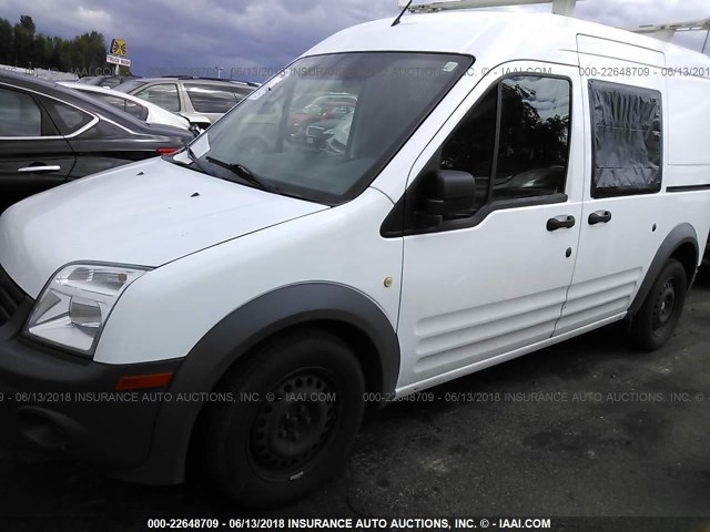 NM0LS6ANXDT171151 - 2013 FORD TRANSIT CONNECT XL WHITE photo 2