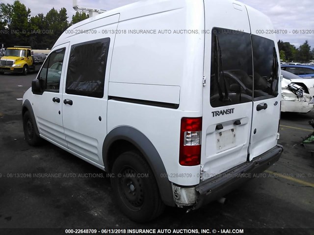 NM0LS6ANXDT171151 - 2013 FORD TRANSIT CONNECT XL WHITE photo 3