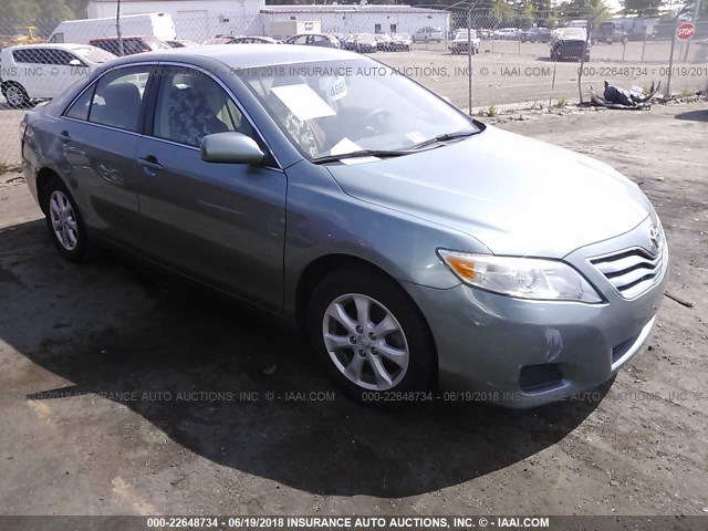 4T1BF3EK4BU634809 - 2011 TOYOTA CAMRY SE/LE/XLE 绿色 照片 1