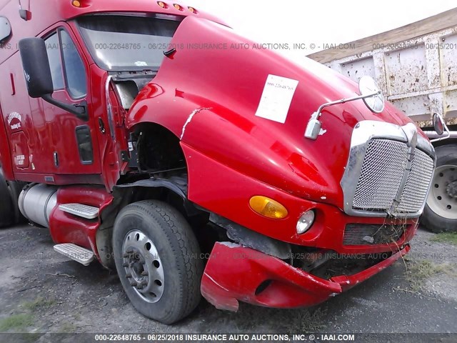 1XKTDU8X46J146628 - 2006 KENWORTH T2000 T2000 RED photo 7