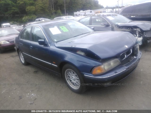 WBADM6348YGV02584 - 2000 BMW 528 I AUTOMATIC BLUE photo 1