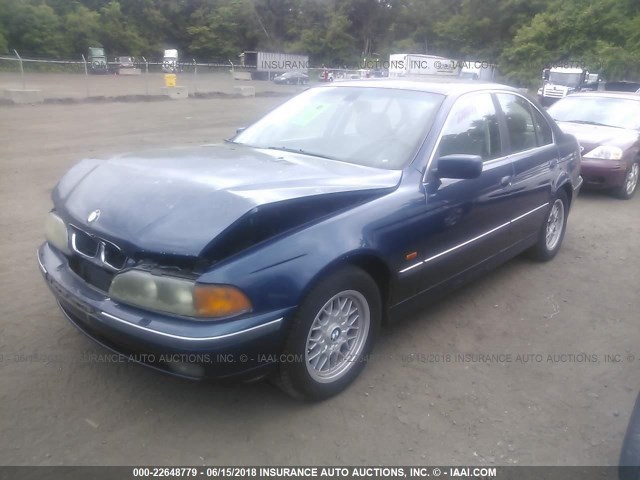 WBADM6348YGV02584 - 2000 BMW 528 I AUTOMATIC BLUE photo 2