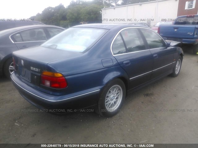 WBADM6348YGV02584 - 2000 BMW 528 I AUTOMATIC BLUE photo 4