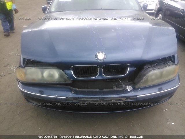 WBADM6348YGV02584 - 2000 BMW 528 I AUTOMATIC BLUE photo 6