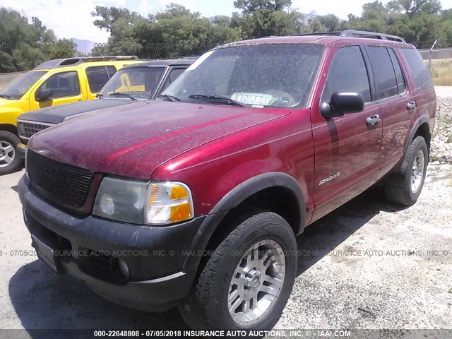 1FMZU72EX2ZA21736 - 2002 FORD EXPLORER XLS RED photo 2