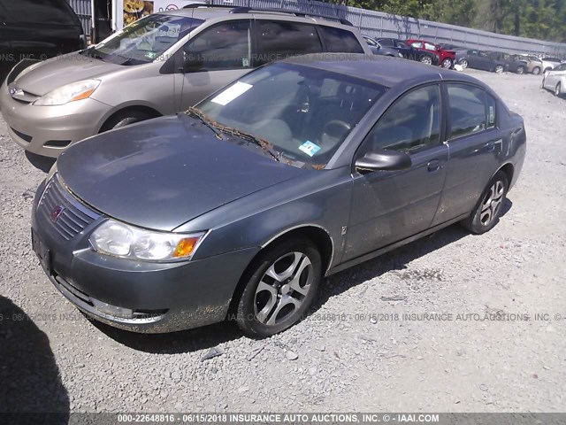 1G8AL52FX5Z177176 - 2005 SATURN ION LEVEL 3 GRAY photo 2