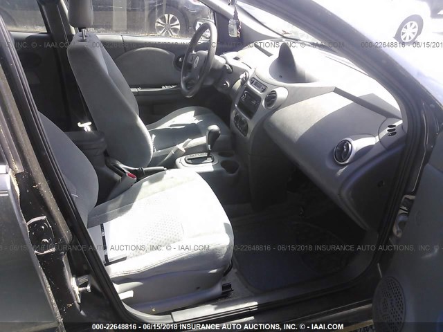 1G8AL52FX5Z177176 - 2005 SATURN ION LEVEL 3 GRAY photo 5