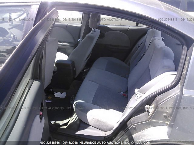 1G8AL52FX5Z177176 - 2005 SATURN ION LEVEL 3 GRAY photo 8