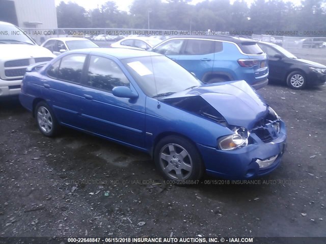 3N1CB51D66L607928 - 2006 NISSAN SENTRA 1.8/1.8S BLUE photo 1