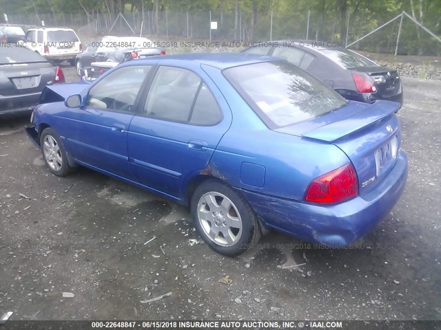 3N1CB51D66L607928 - 2006 NISSAN SENTRA 1.8/1.8S BLUE photo 3