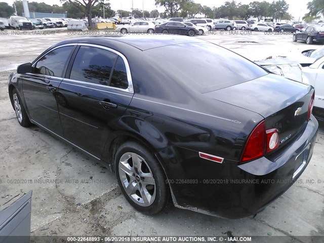 1G1ZC5EB2AF250109 - 2010 CHEVROLET MALIBU 1LT BLACK photo 3