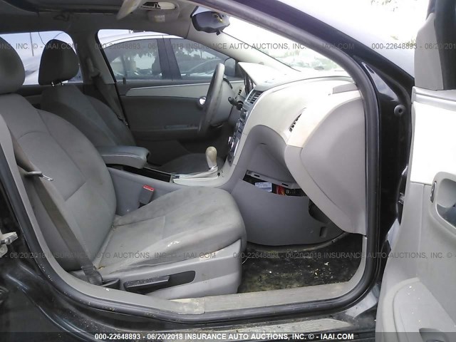 1G1ZC5EB2AF250109 - 2010 CHEVROLET MALIBU 1LT BLACK photo 5