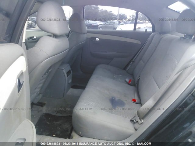 1G1ZC5EB2AF250109 - 2010 CHEVROLET MALIBU 1LT BLACK photo 8