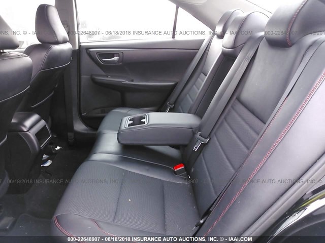 4T1BF1FK3GU613170 - 2016 TOYOTA CAMRY LE/XLE/SE/XSE BLACK photo 8