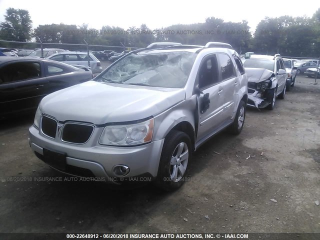 2CKDL63F576096424 - 2007 PONTIAC TORRENT SILVER photo 2