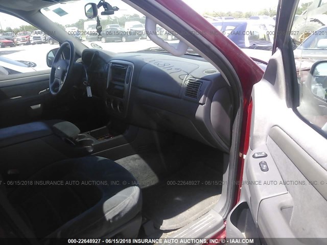 1FMZU73K23UB84514 - 2003 FORD EXPLORER XLT/XLT SPORT/NBX 红色 照片 5