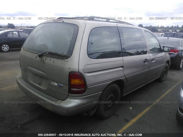 2FMDA5147TBA09418 - 1996 FORD WINDSTAR WAGON GOLD photo 4