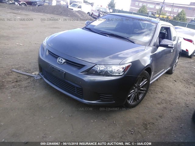 JTKJF5C76C3037168 - 2012 TOYOTA SCION TC 灰色 照片 2