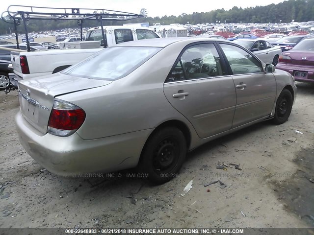 4T1BE32K26U696822 - 2006 TOYOTA CAMRY LE/XLE/SE Qızıl foto 4
