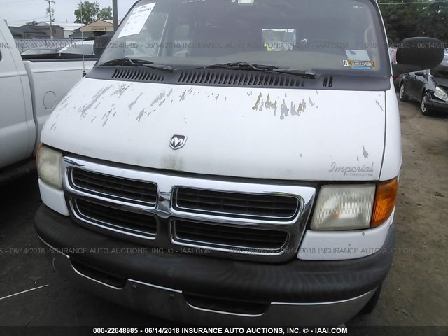 2B6HB11X9XK504221 - 1999 DODGE RAM VAN B1500 WHITE photo 6