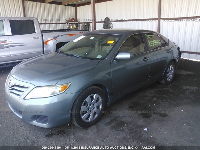 4T4BF3EK4AR024607 - 2010 TOYOTA CAMRY SE/LE/XLE 绿色 照片 2
