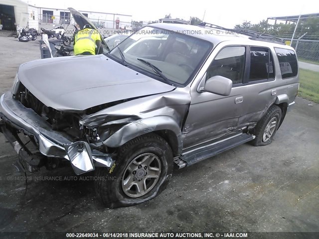 JT3HN86R310344162 - 2001 TOYOTA 4RUNNER SR5 SILVER photo 2