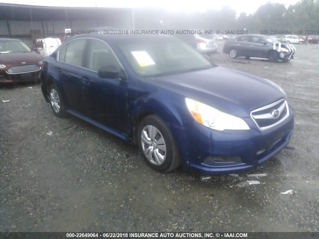 4S3BMBA69B3244713 - 2011 SUBARU LEGACY 2.5I BLUE photo 1