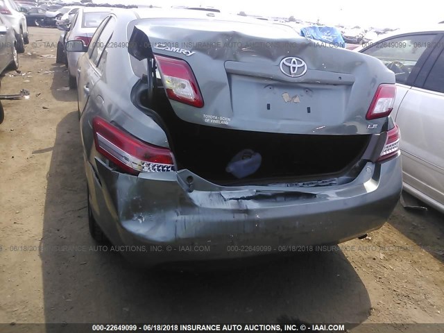 4T4BF3EK2AR011225 - 2010 TOYOTA CAMRY SE/LE/XLE 绿色 照片 6