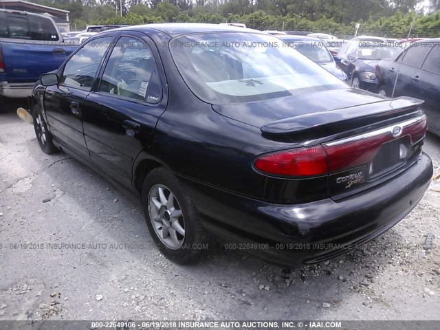 1FAFP66L1XK117083 - 1999 FORD CONTOUR SE/COMFORT/SPORT BLACK photo 3