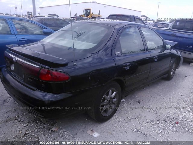 1FAFP66L1XK117083 - 1999 FORD CONTOUR SE/COMFORT/SPORT BLACK photo 4