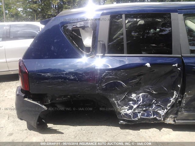 1C4NJDEB9GD663655 - 2016 JEEP COMPASS LATITUDE ლურჯი ფოტო 6