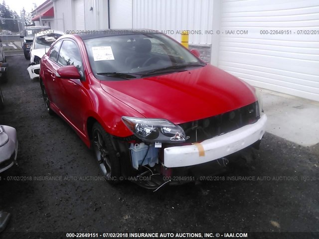 JTKDE167050049499 - 2005 TOYOTA SCION TC 红色 照片 1