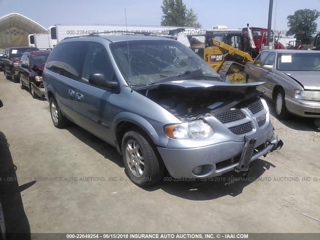 2D4GP44L83R164583 - 2003 DODGE GRAND CARAVAN SPORT BLUE photo 1