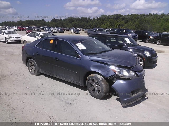 1G11B5SL6FF229736 - 2015 CHEVROLET MALIBU LS Light Blue photo 1