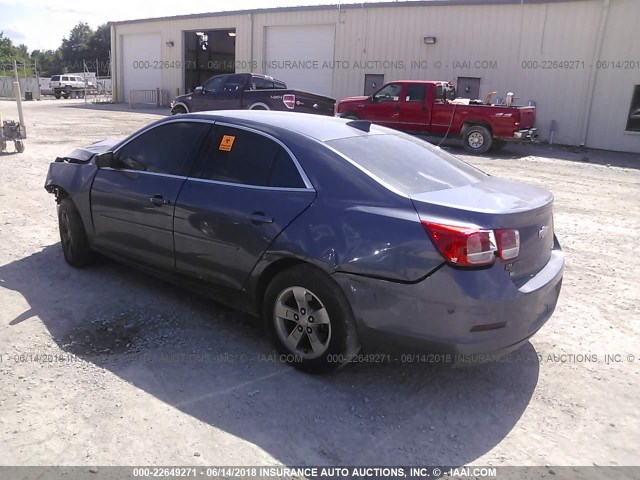 1G11B5SL6FF229736 - 2015 CHEVROLET MALIBU LS Light Blue photo 3