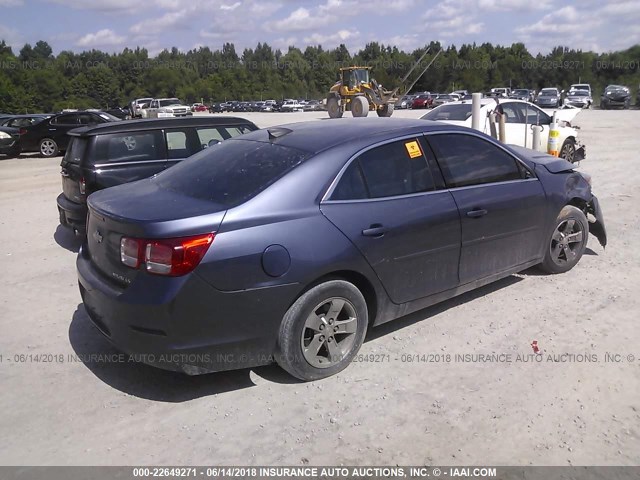 1G11B5SL6FF229736 - 2015 CHEVROLET MALIBU LS Light Blue photo 4